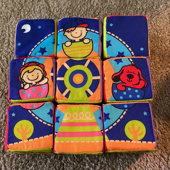 Melissa & Doug Kids Match and Build Soft Blocks Set - Picture 5 of 11